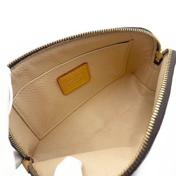 Authentic Louis Vuitton Cosmetic Vanity Makeup Pochette Pouch Bag Monogram Case - Picture 10 of 12